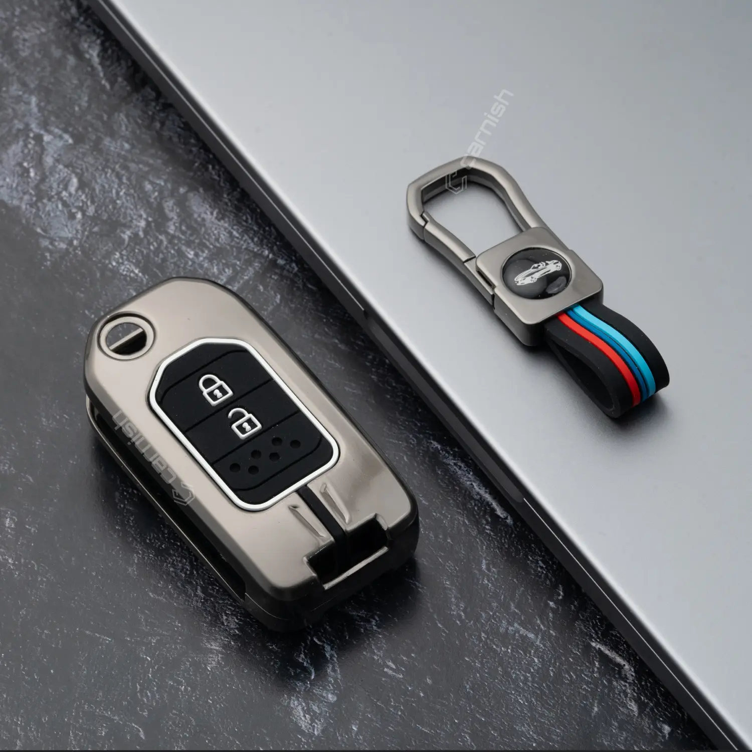 Metal Silicone Car Key Cover for Honda