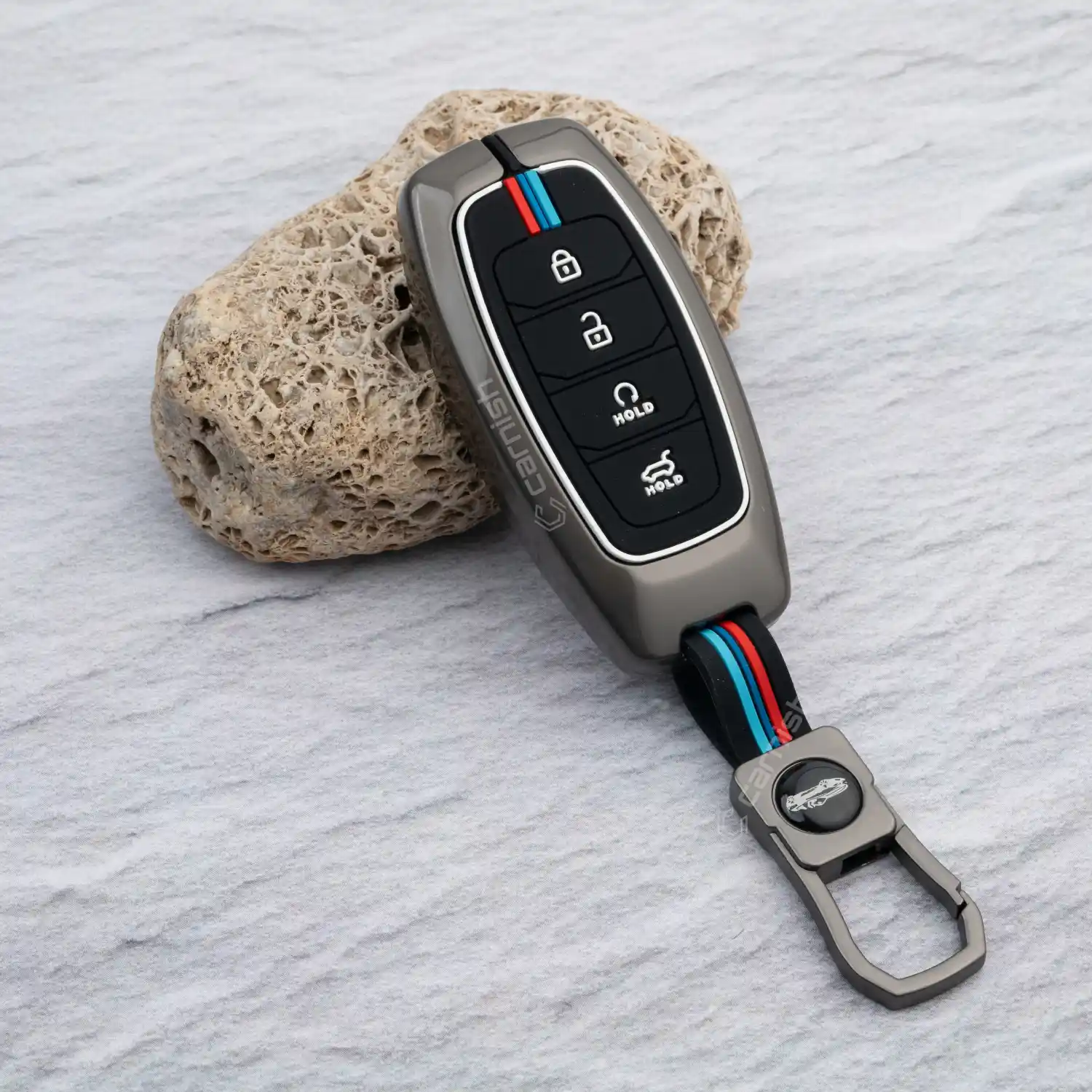 Metal Silicone Key cover for Hyundai