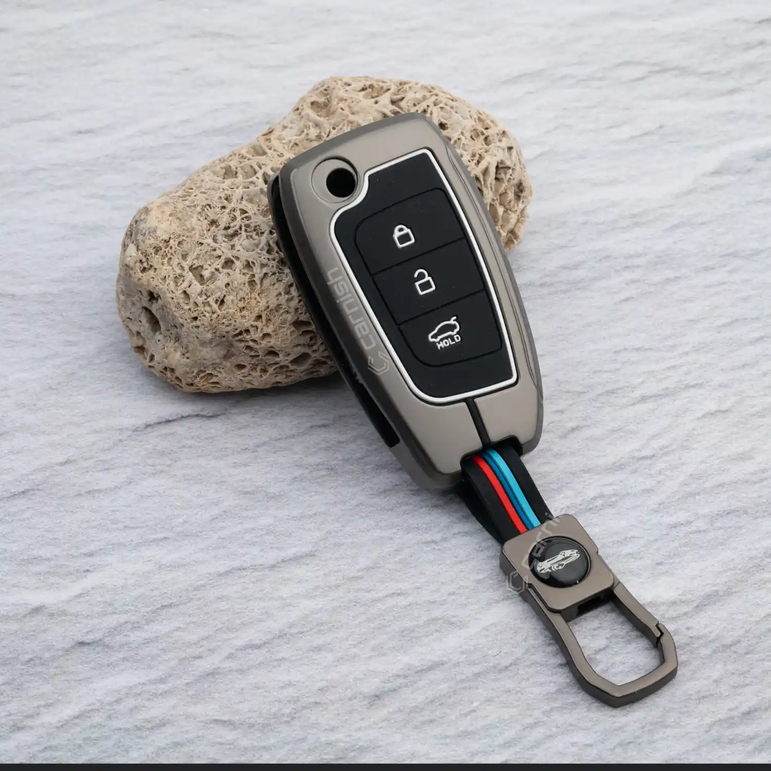 Metal Silicone Key Cover For Hyundai