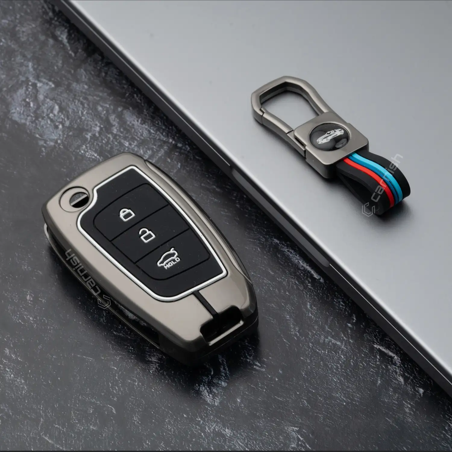 Metal Silicone Key Cover For Hyundai