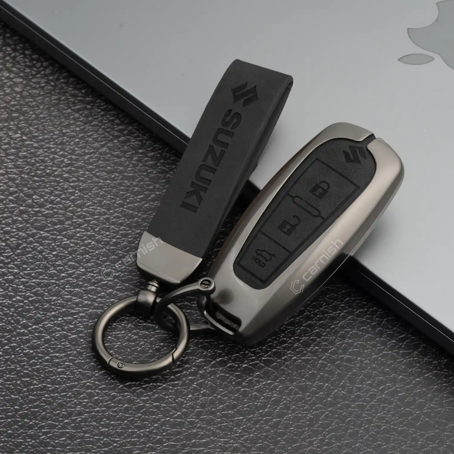 Metal Leather Key Cover For Maruti Suzuki