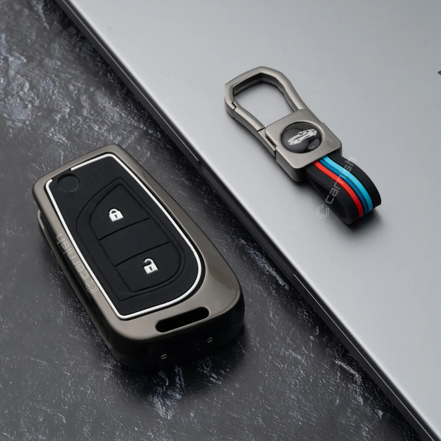 Metal Silicone Key Cover For Toyota