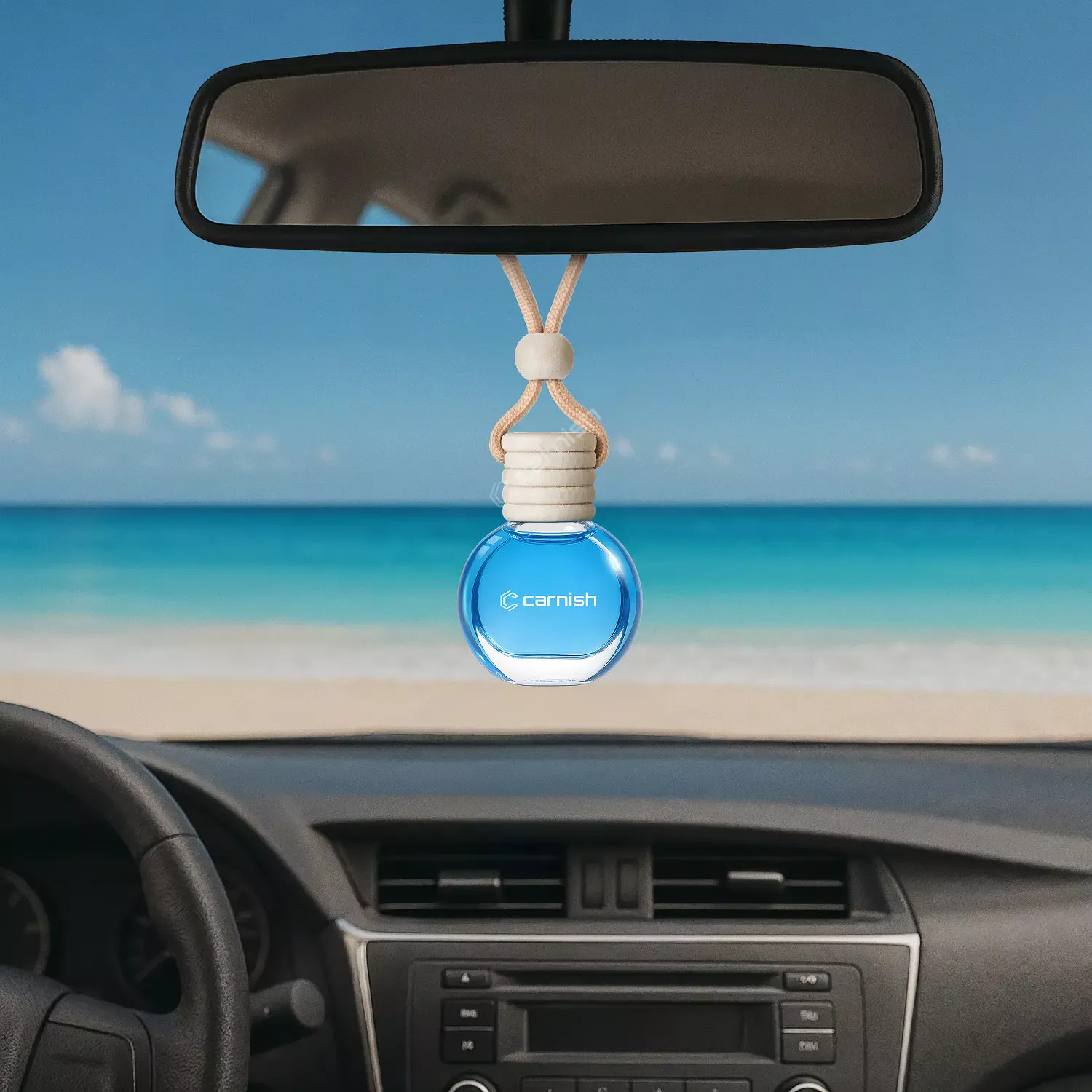 Home - carnish aqua car hanging air freshener 02