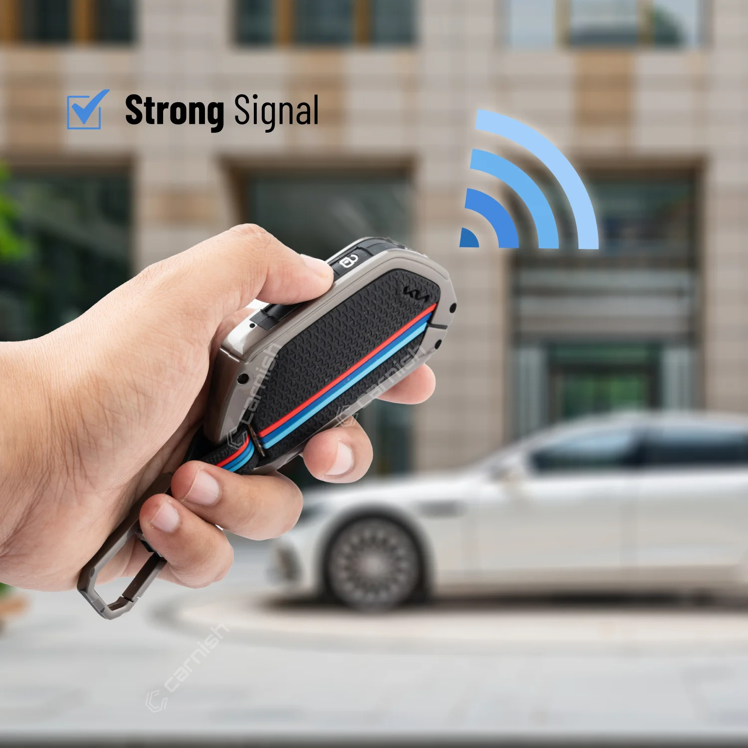 Metal Silicone Key Cover For Kia: syros