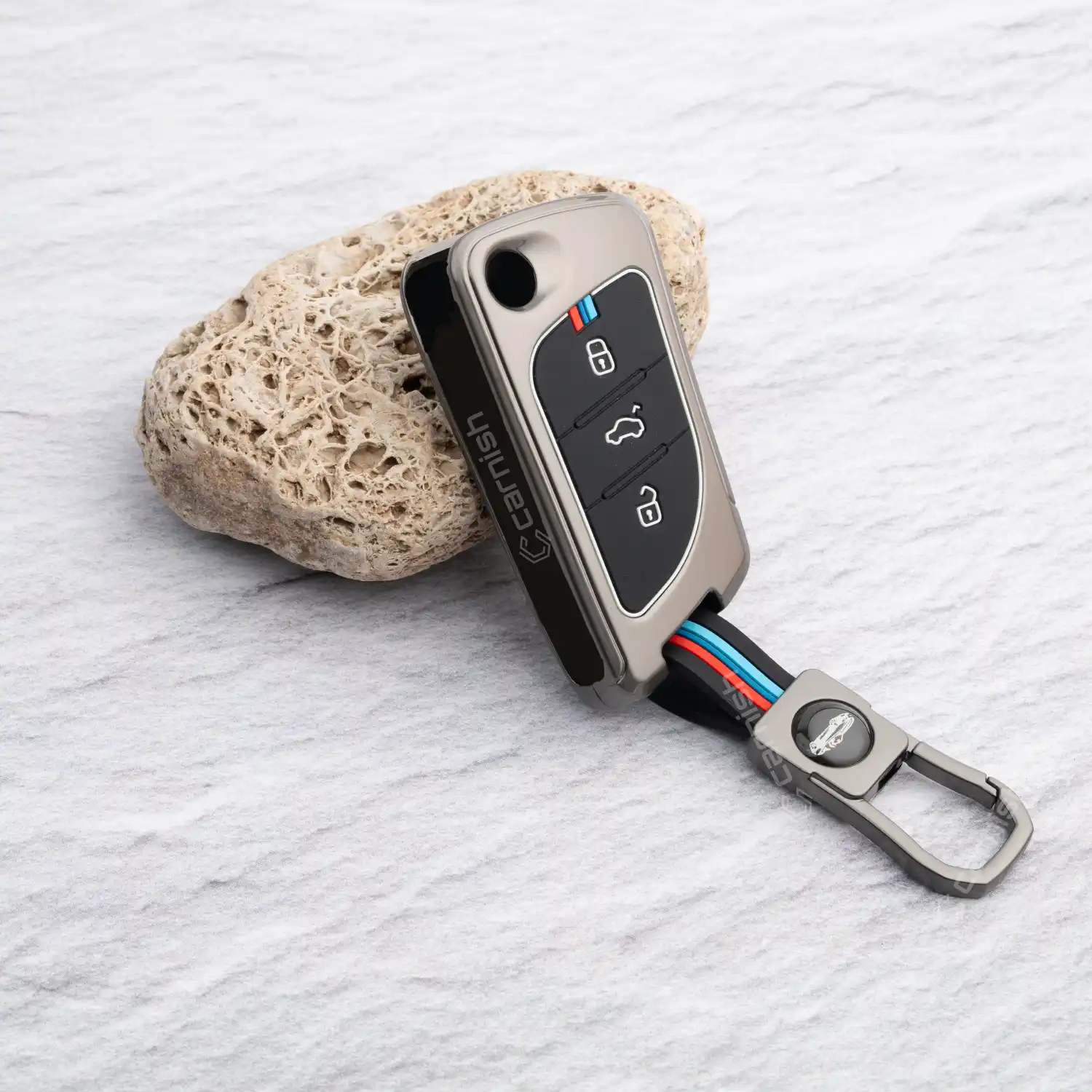 Metal silicone key cover universal