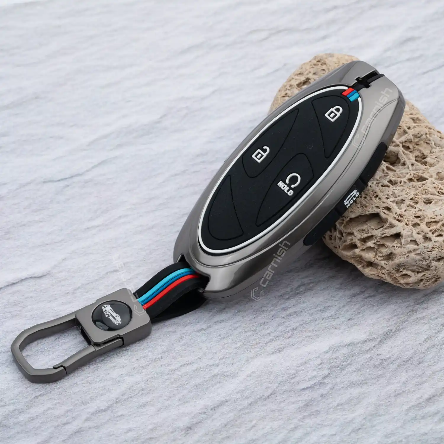 Metal silicon car key cover for hyundai