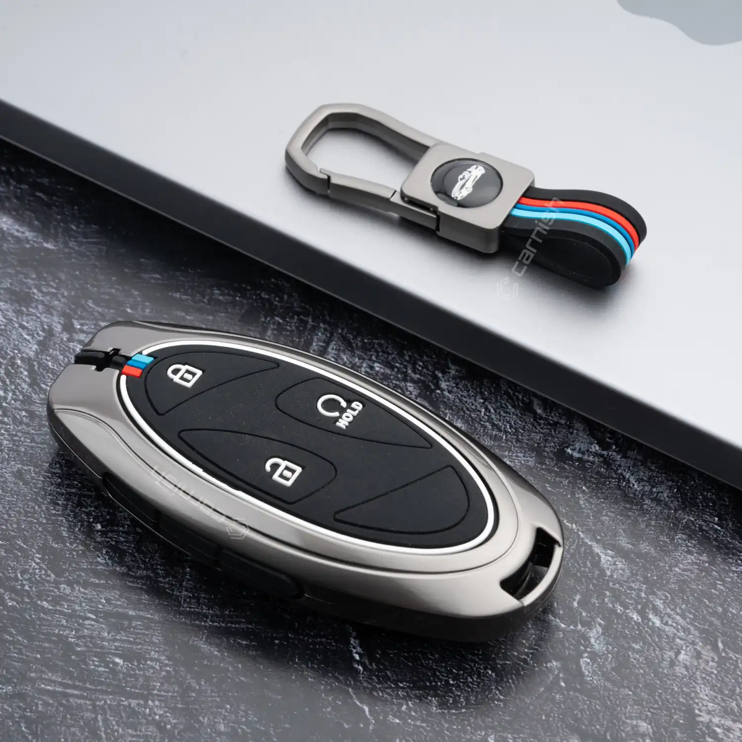 Metal silicon car key cover for hyundai