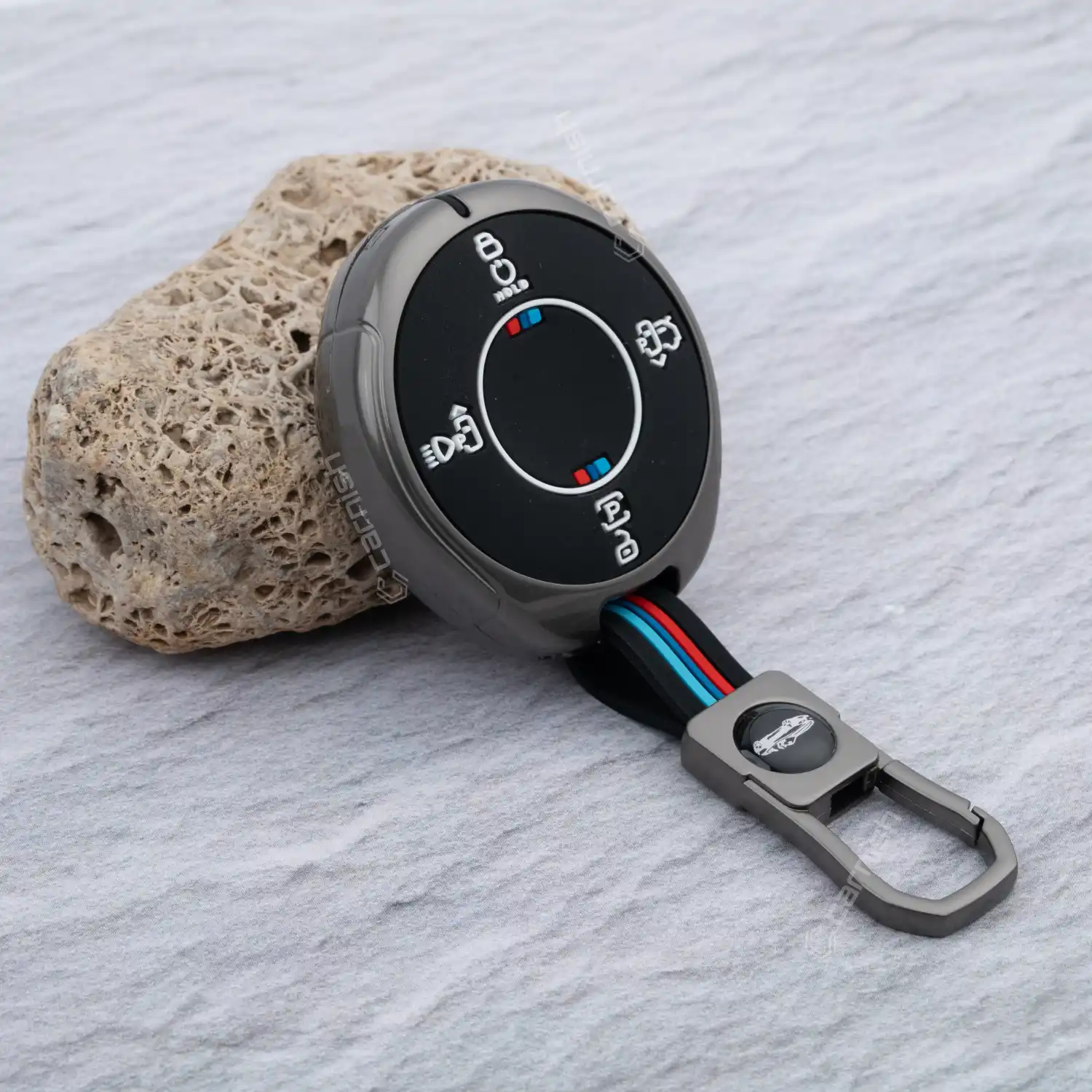 TATA4-MTS-BLACK_01 Metal silicone key cover for tata