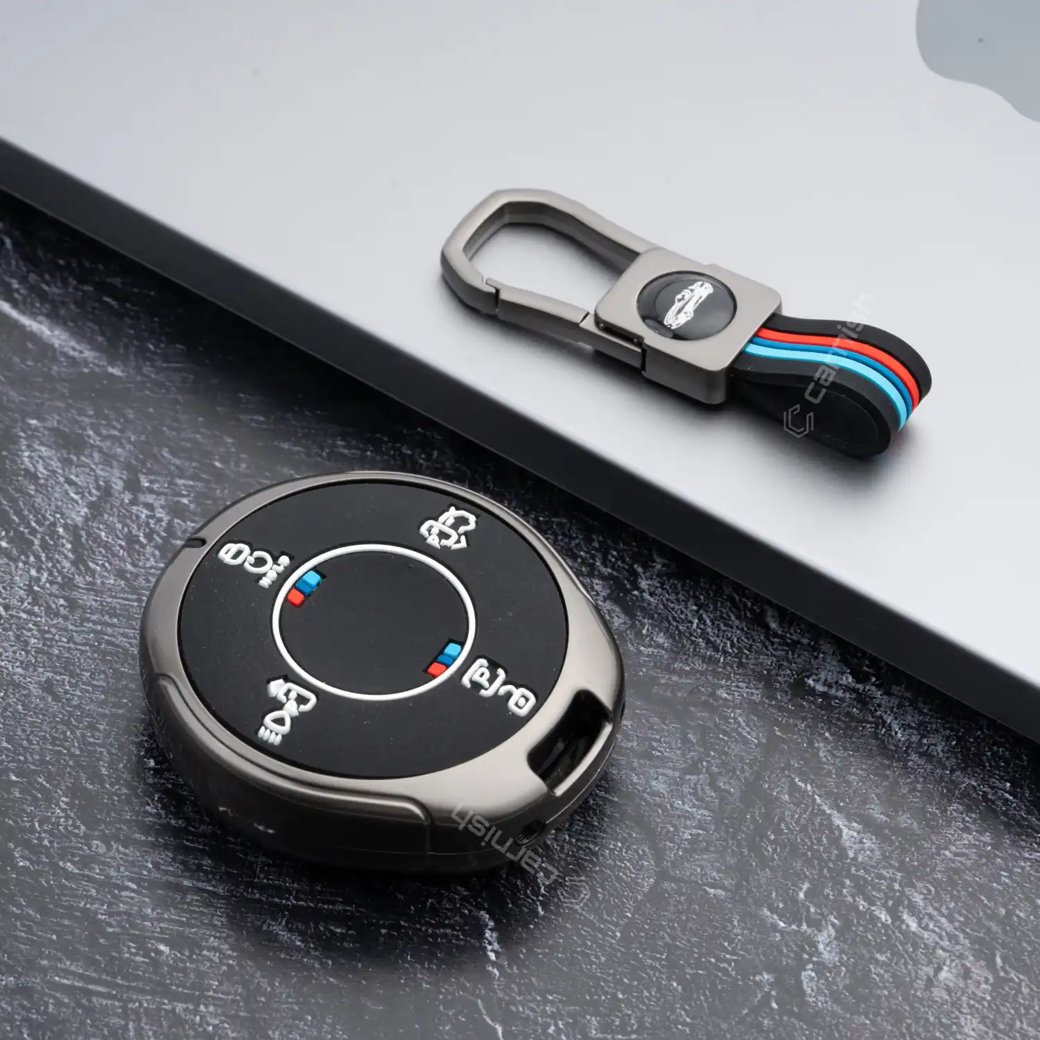 Metal silicone key cover for tata