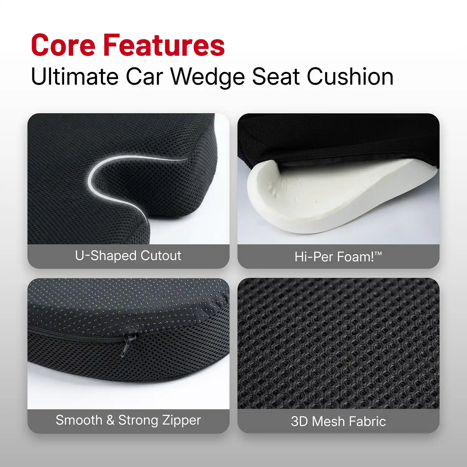Carnish Ultimate Car Seat Cushion