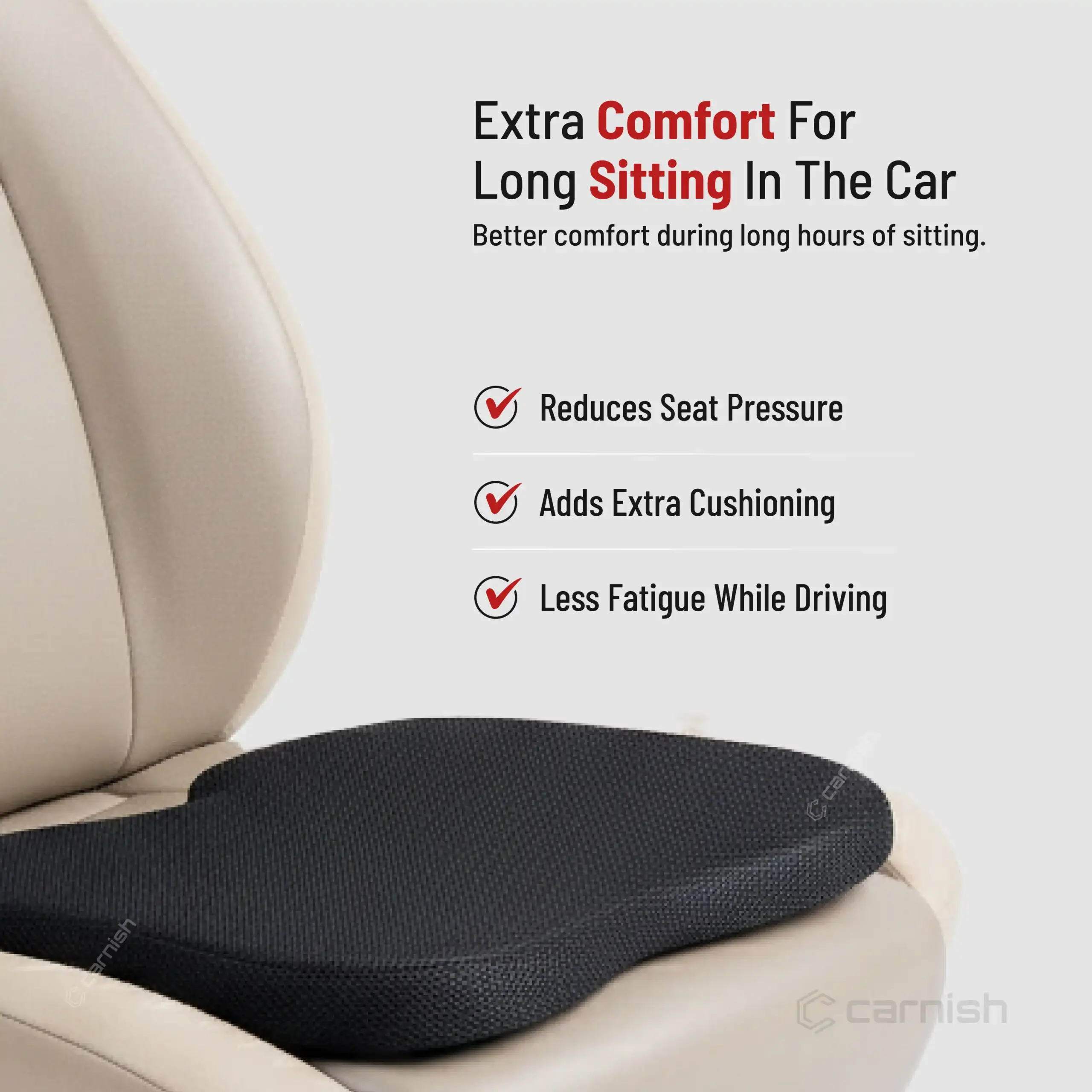 Carnish Ultimate Car Seat Cushion